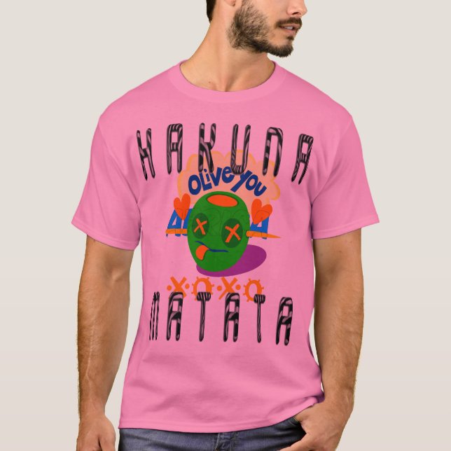 XOXO Crie O Seu Eu Te Amo T-Shirt Hakunamata (Frente)