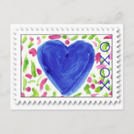 XOXO - Hugs & Kisses - Cartão postal