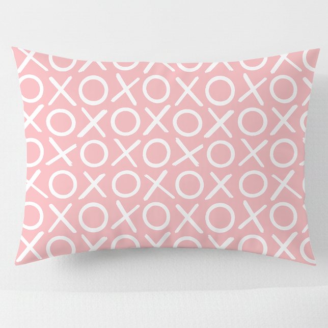 XOXO Hugs & Kisses Pastel Pink Cute Modern Pattern (Criador carregado)