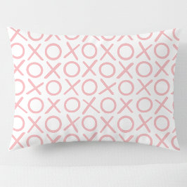 XOXO Hugs & Kisses Pastel Pink White Modern