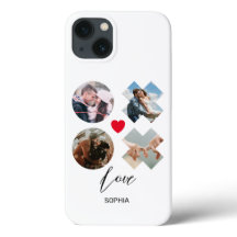 Xoxo moderno Foto amor beija coração personalizaçã