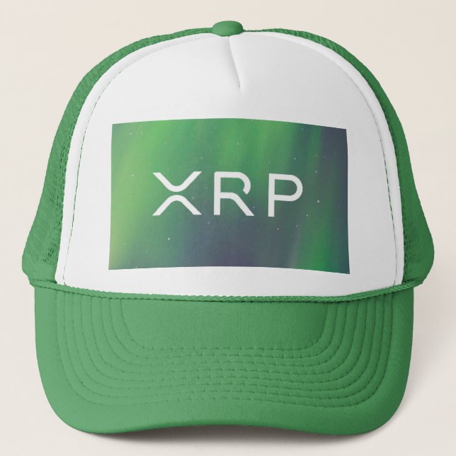 xrp, boné verde do chapéu da ondinha (Frente)