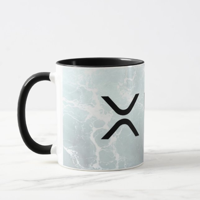 xrp, caneca de café da água da ondinha/copo (Esquerda)