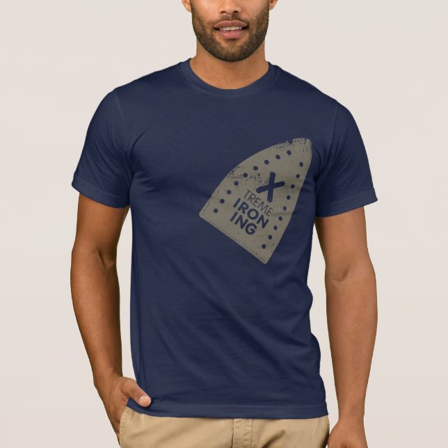 Xtreme Iron Burn 3 Dark Bella Canvas T-Shirt (Frente)