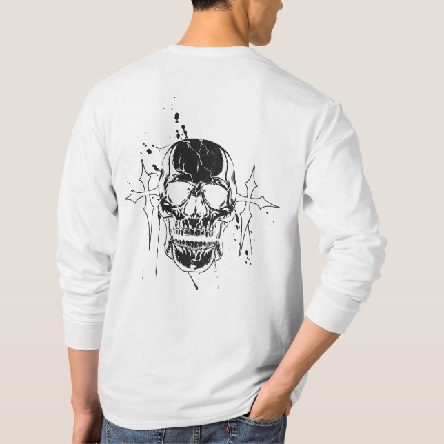 Y2k Skull long sleeve T-Shirt (Verso)