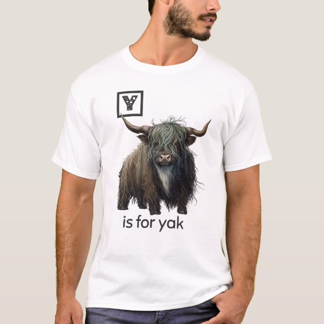 Y é para Yak T-Shirt (Frente)