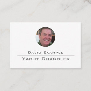 Yacht Chandler com Foto do Cartão de visita do Hol