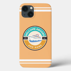 Yacht clube de iate de Âncora Náutica Azul Nome da