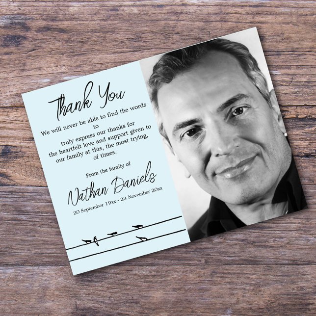 Yacht no Funeral Oceano Obrigado Cartões (Criador carregado)