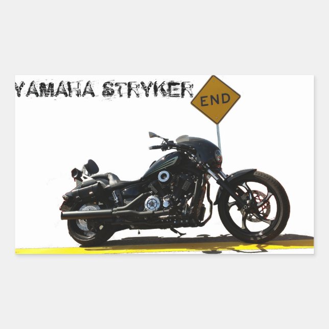 Yamaha Stryker autocolante "The End" (Frente)