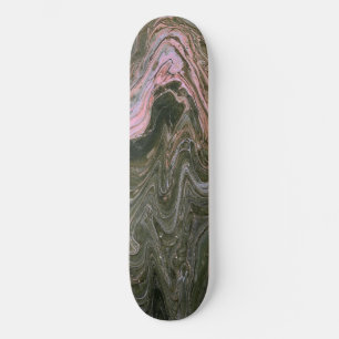 Yard Dog 3 Pink Green Abstrato skateboard Deck