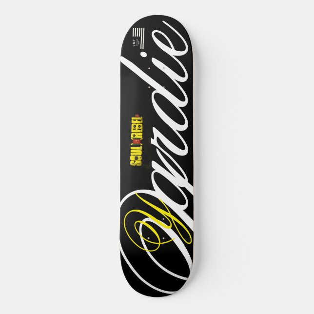 YARDIE JMT 8, 1/4", skateboard Deck (Frente)