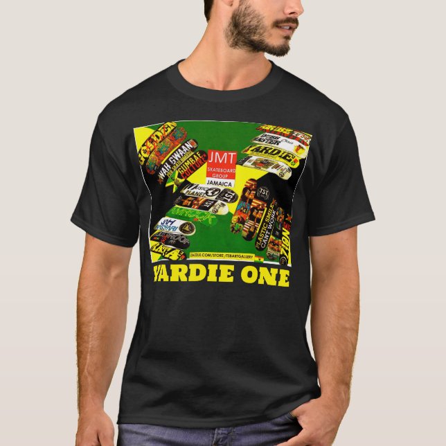 YARDIE ONE. Camiseta Básica Escura (Frente)