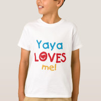 Yaya ama-me camiseta e presentes