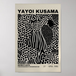 Yayoi Kusama Inspirou o Impressão de Arte Abstrato