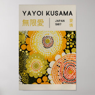 Yayoi Kusama Inspirou o Impressão de Arte Abstrato