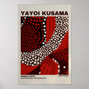 Yayoi Kusama Inspirou o Impressão de Arte Abstrato