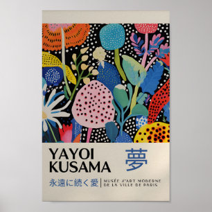 Yayoi Kusama Inspirou o Impressão de Arte Abstrato