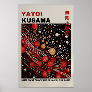 Yayoi Kusama Inspirou o Impressão de Arte Abstrato