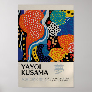 Yayoi Kusama Inspirou o Impressão de Arte Abstrato