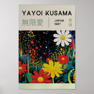 Yayoi Kusama Inspirou o Impressão de Arte Abstrato