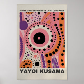 Yayoi Kusama Inspirou o Impressão de Arte Abstrato