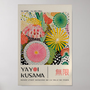 Yayoi Kusama Inspirou o Impressão de Arte Abstrato