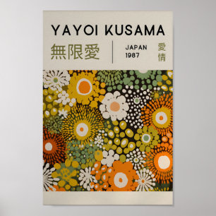 Yayoi Kusama Inspirou o Impressão de Arte Abstrato