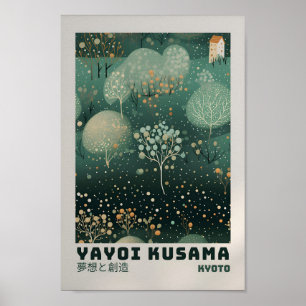 Yayoi Kusama Inspirou o Impressão de Arte Abstrato