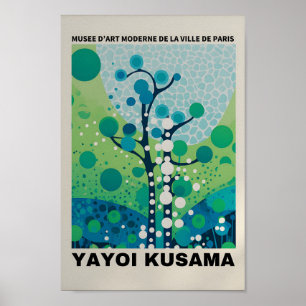 Yayoi Kusama Inspirou o Impressão de Arte Abstrato