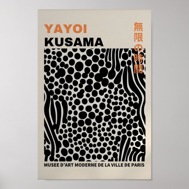 Yayoi Kusama Inspirou o Impressão de Arte Abstrato (Frente)