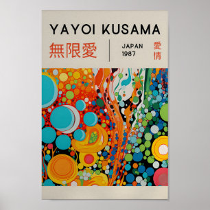 Yayoi Kusama Inspirou o Impressão de Arte Abstrato