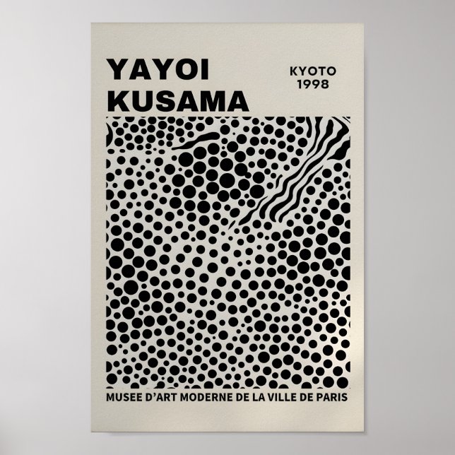 Yayoi Kusama Inspirou o Impressão de Arte Abstrato (Frente)
