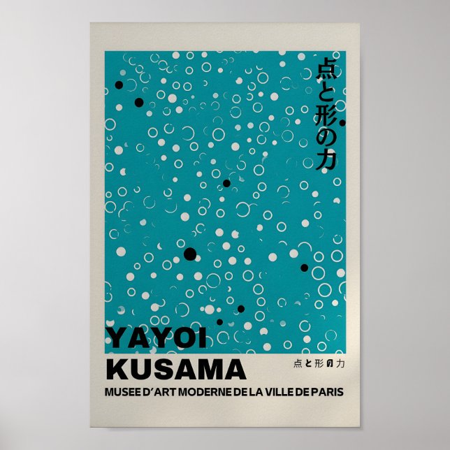 Yayoi Kusama Inspirou o Impressão de Arte Abstrato (Frente)