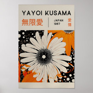 Yayoi Kusama Inspirou o Impressão de Arte Abstrato