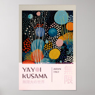 Yayoi Kusama Inspirou o Impressão de Arte Abstrato