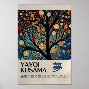 Yayoi Kusama Inspirou o Impressão de Arte Abstrato