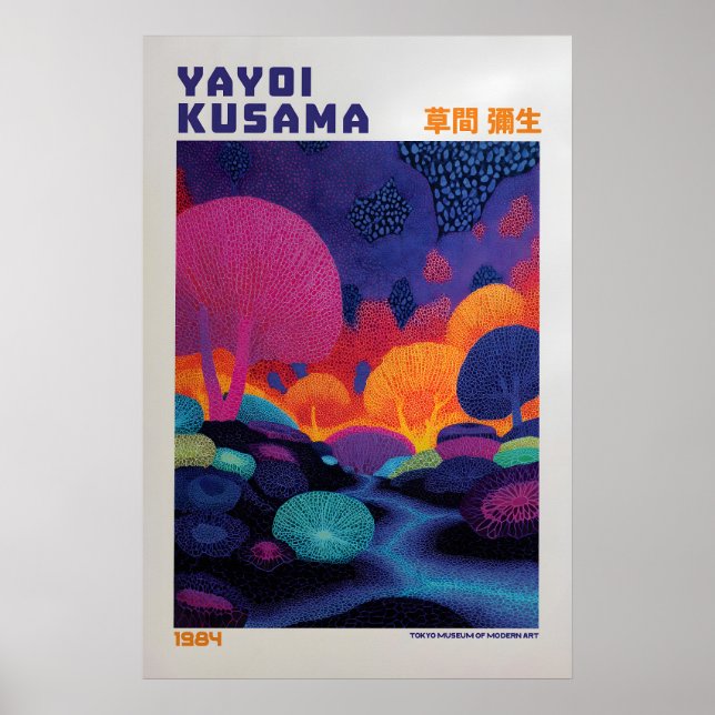 Yayoi Kusama Poster - Yayoi Kusama Inspired (Frente)