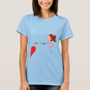 YE eu faço - t-shirt do casal