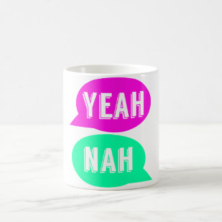 Yeah Nah caneca do impressão - um presente para