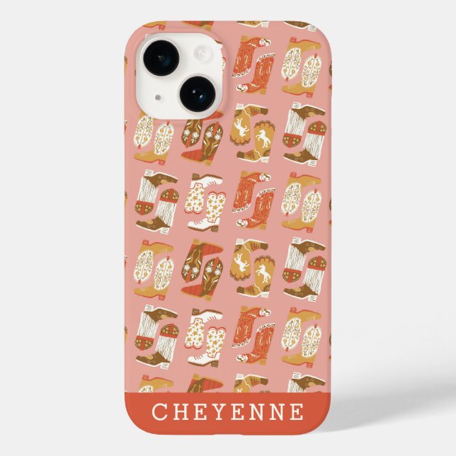 Yee Haw Cowgirl Boots Case-Mate iPhone Case (Verso)