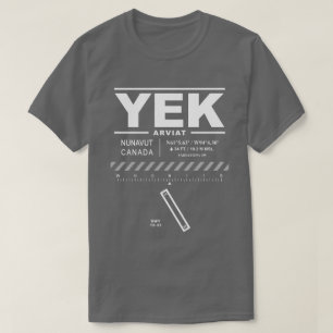 YEK T-Shirt do Aeroporto de Arviat