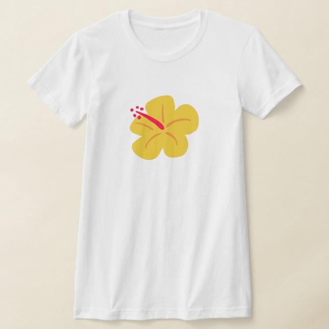 Yellow Hibiscus T-Shirt (Postura )