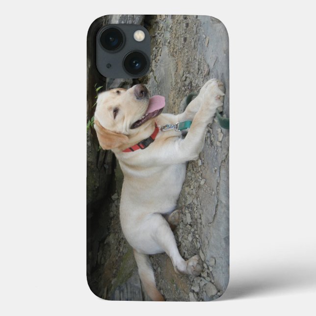 Yellow Labrador Retriever iPhone 8 Case (Verso)