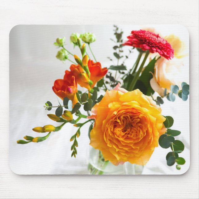 Yellow Rose Mouse Pad (Frente)