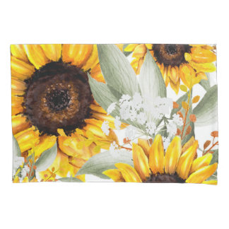 Yellow Sunflower Floral Rustic Fall Flower
