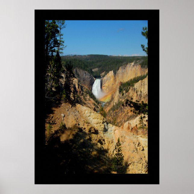 Yellowstone Canyon Falls Poster (Frente)