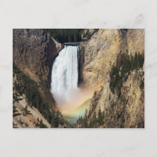 Yellowstone - cartão postal de Lower Yellowstone F
