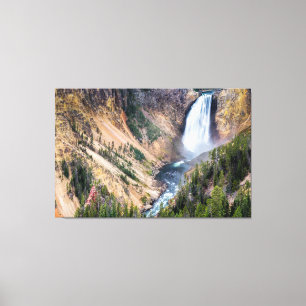 Yellowstone Lower Falls Canvas Art