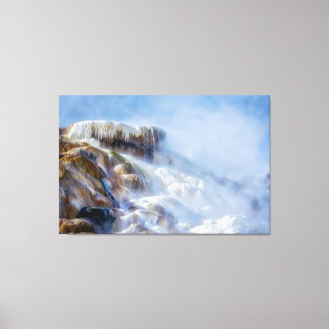Yellowstone Mammoth Cai Canvas Art (Frente)